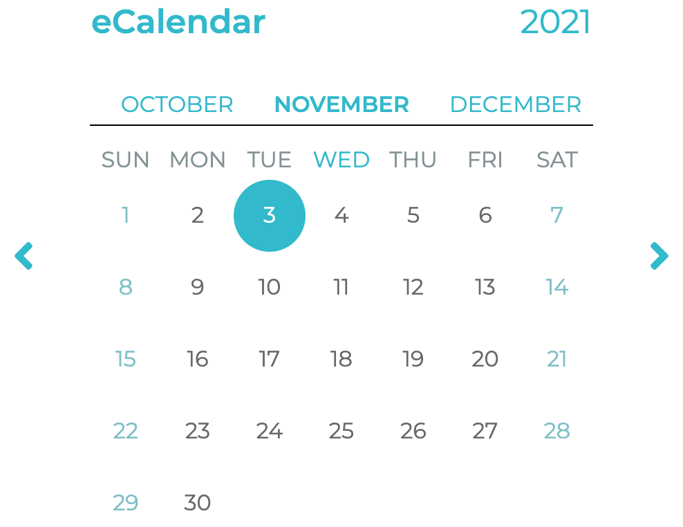 Dynamic calendar